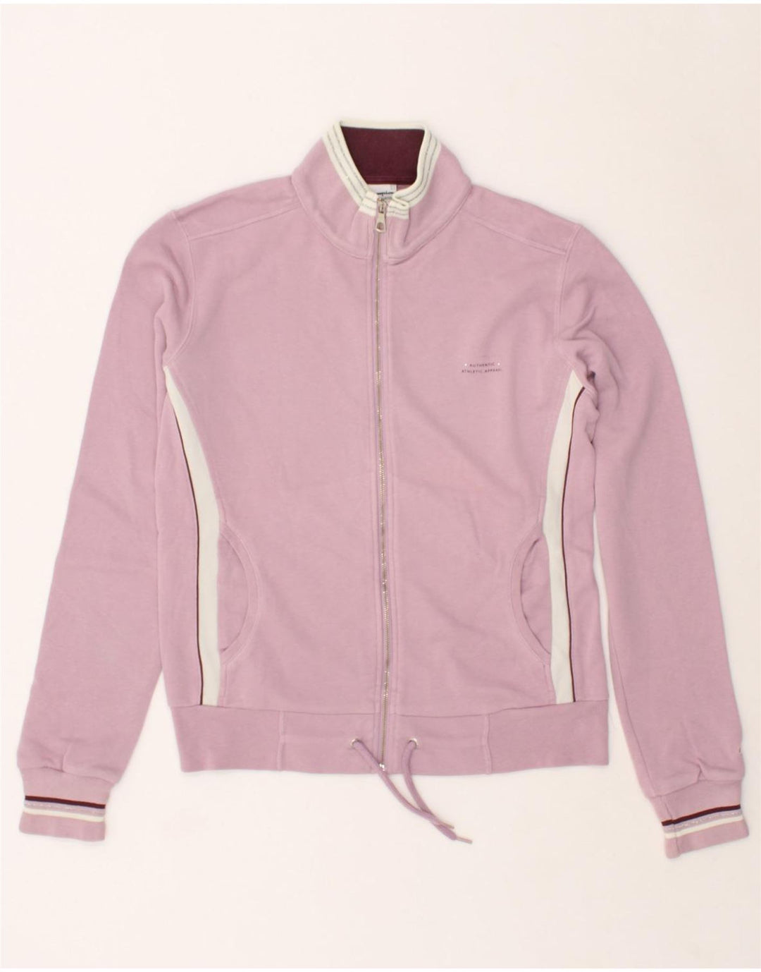 CHAMPION Womens Tracksuit Top Jacket UK 14 Medium Pink | Vintage Champion | Thrift | Second-Hand Champion | Used Clothing | Messina Hembry 