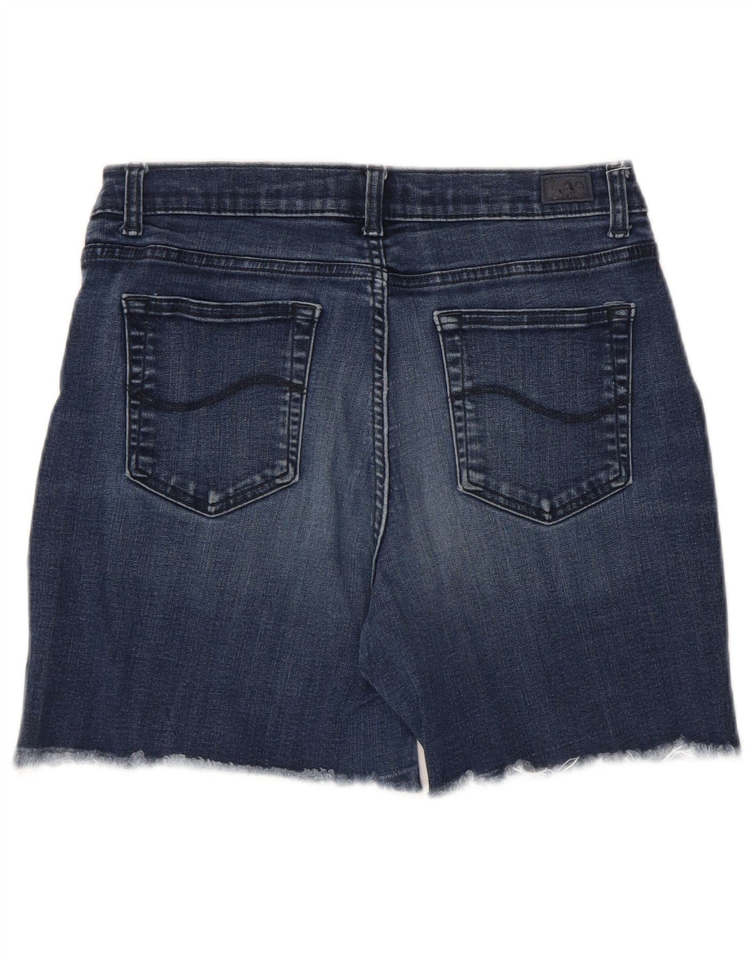 LEE Short en jean taille moyenne pour femme W28 Bleu marine moyen