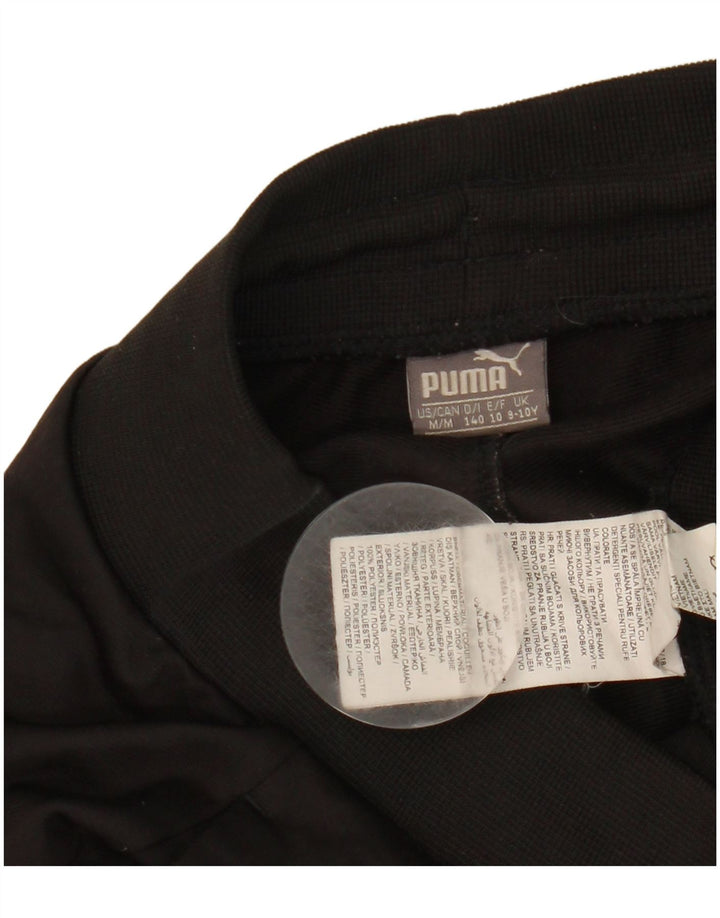 Puma Pantalon de Survêtement Graphique Garçon 9-10 ans Noir Polyester