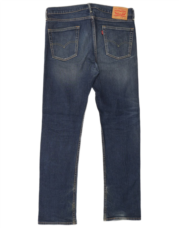 LEVI'S Jean Slim Droit 513 Homme W34 L34 Bleu Coton