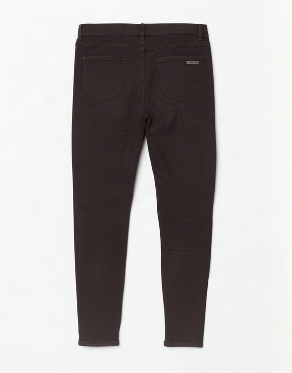 Marks & Spencer Jean Jegging court pour femme UK 14 Large W32 L27 Coton noir