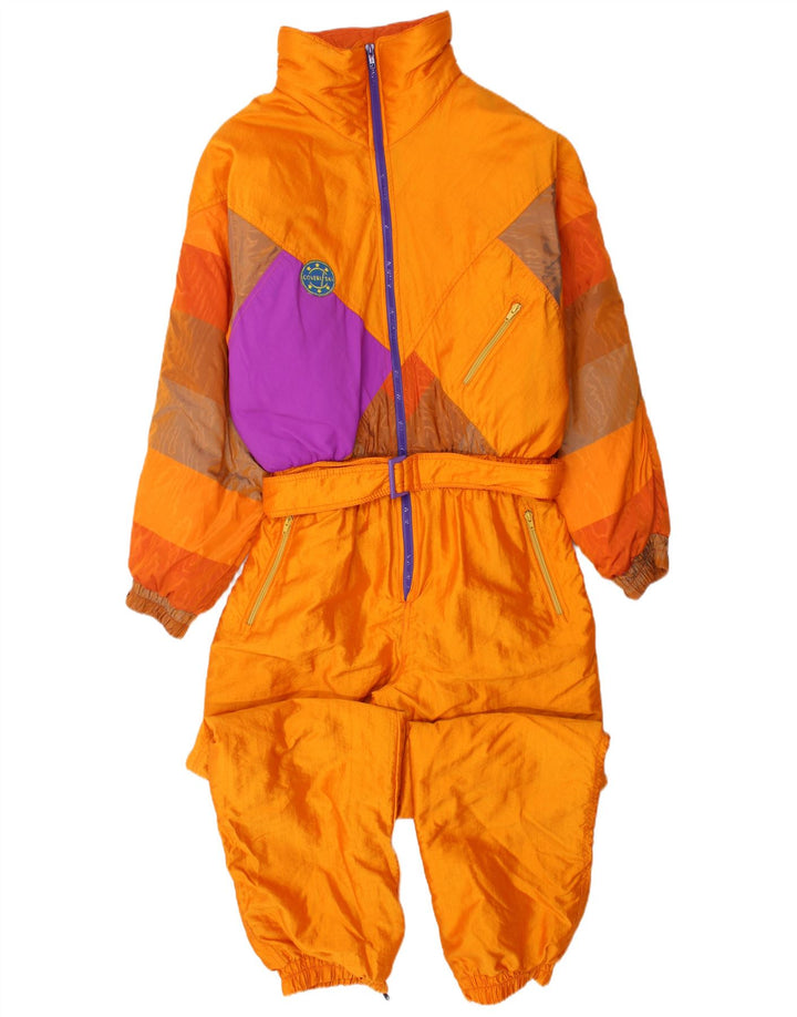 Coveri Combinaison de ski pour homme Large Orange Colourblock