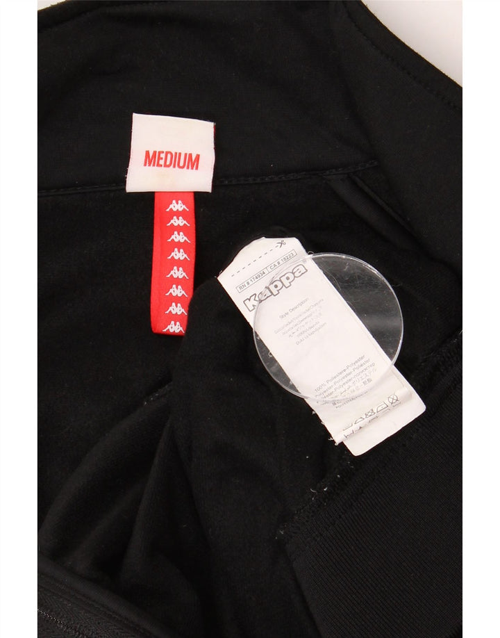 KAPPA Veste de Survêtement Graphique Homme Noir Moyen Polyester