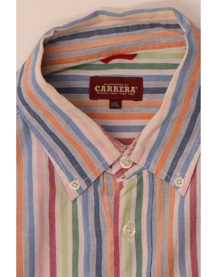 Carrera Chemise Homme 2XL Rayé Multicolore