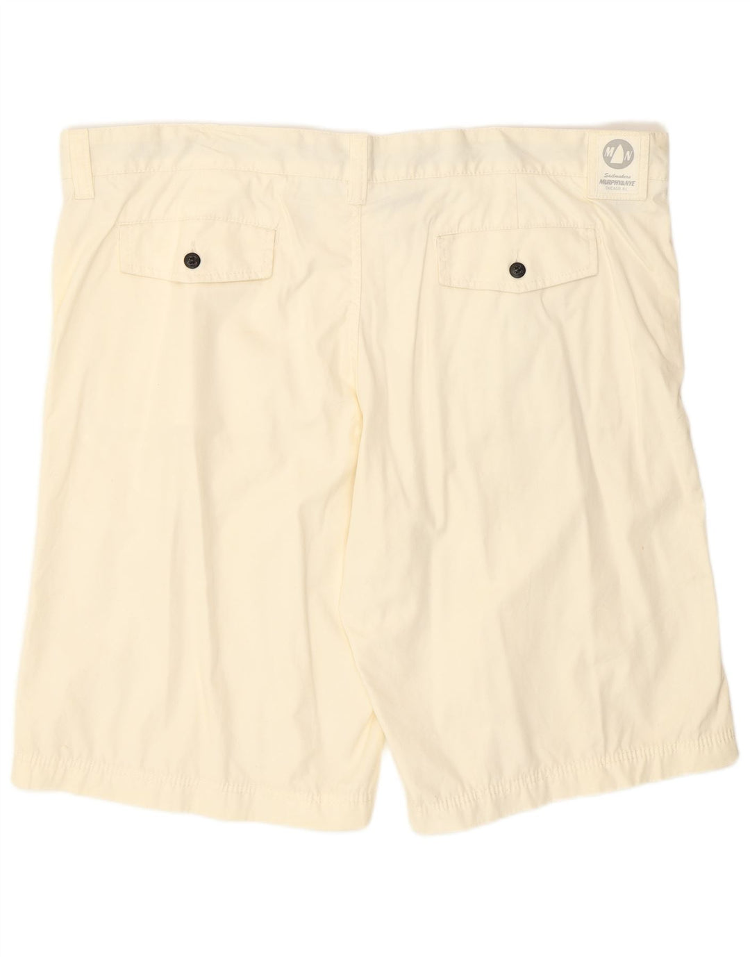 Murphy & Nye Short Chino Homme W44 2XL Coton Blanc