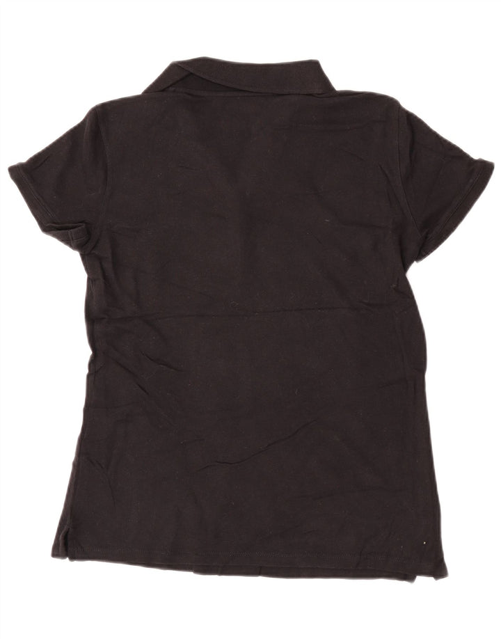 Izod Polo Femme UK 10 Petit Coton Noir