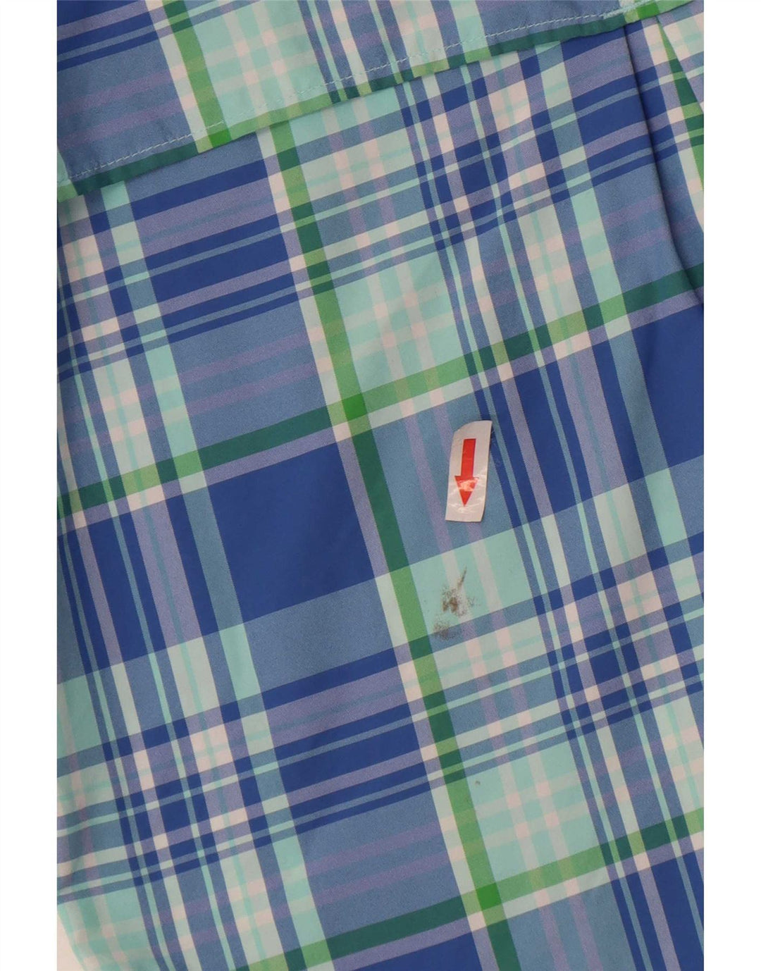 Columbia Chemise Garçon 11-12 ans Grand Carreau Bleu Nylon