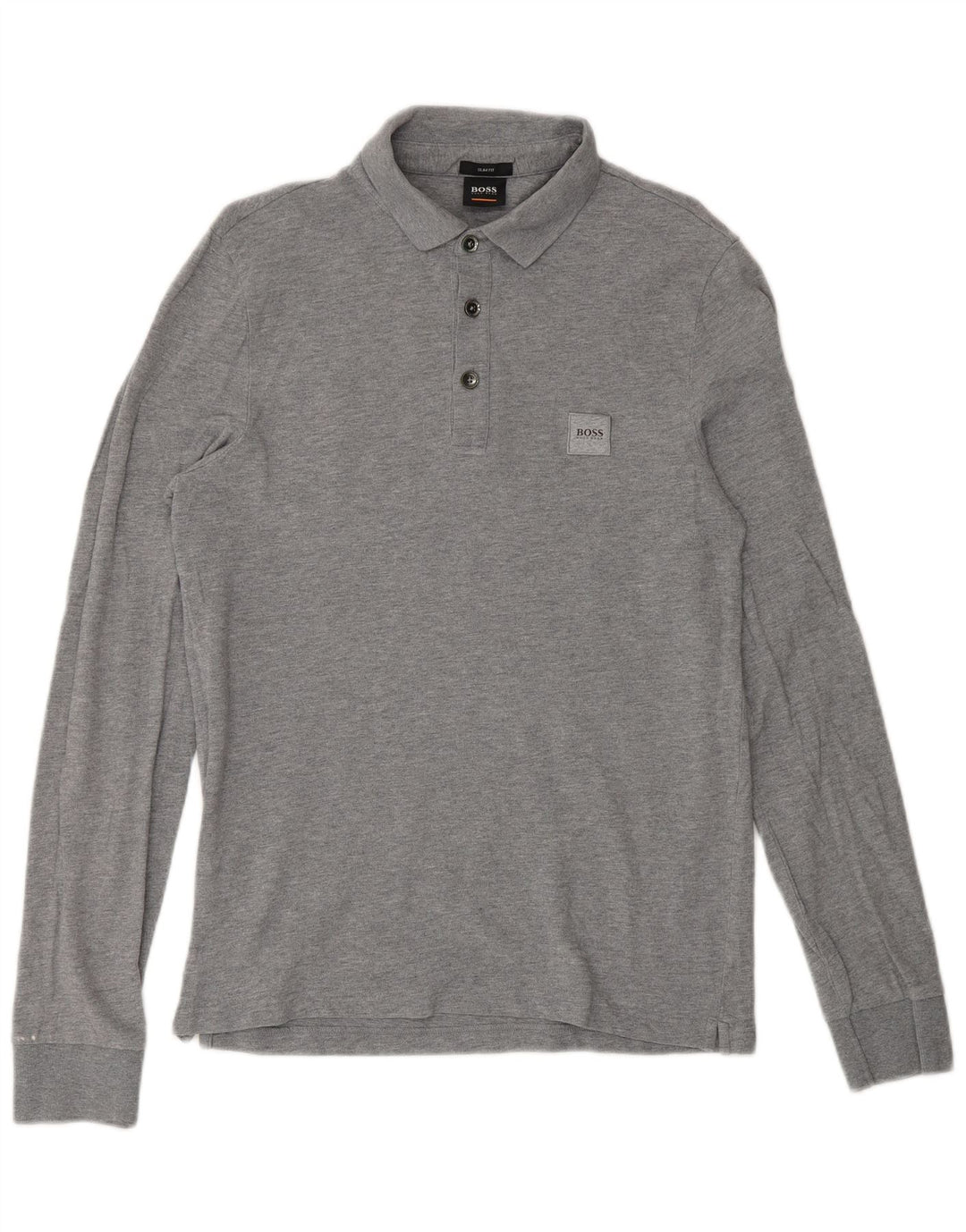 HUGO BOSS Polo Slim Fit Petit Gris Homme
