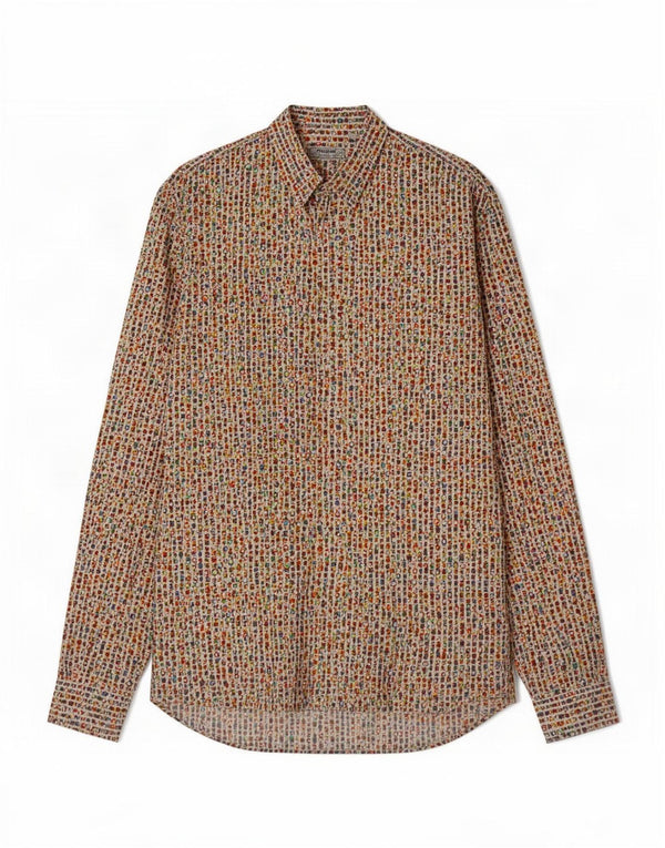 Desigual Chemise XL Coton Géométrique Multicolore Homme