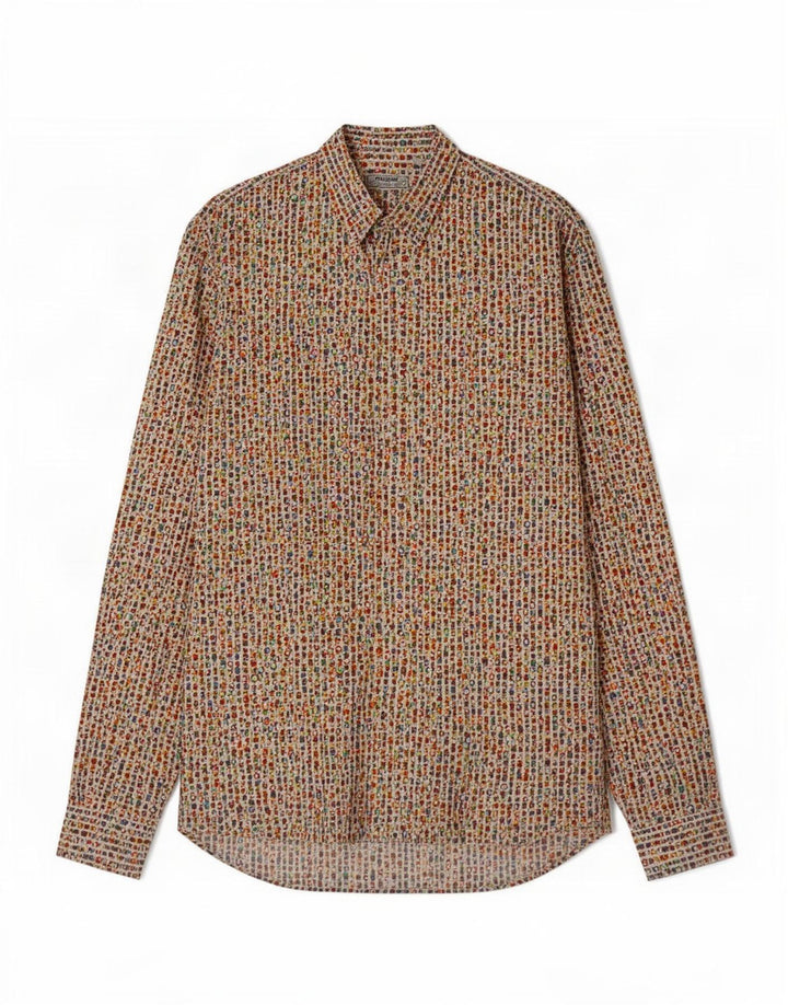 Desigual Chemise XL Coton Géométrique Multicolore Homme