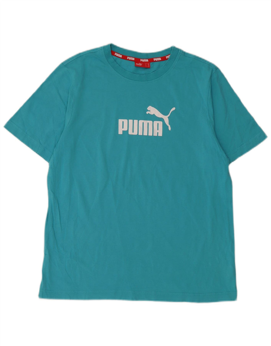PUMA T-Shirt Graphique Garçon 13-14 ans Bleu Coton