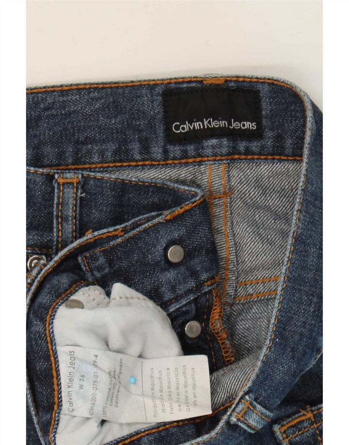 Calvin Klein Jean droit homme W36 L33 bleu coton