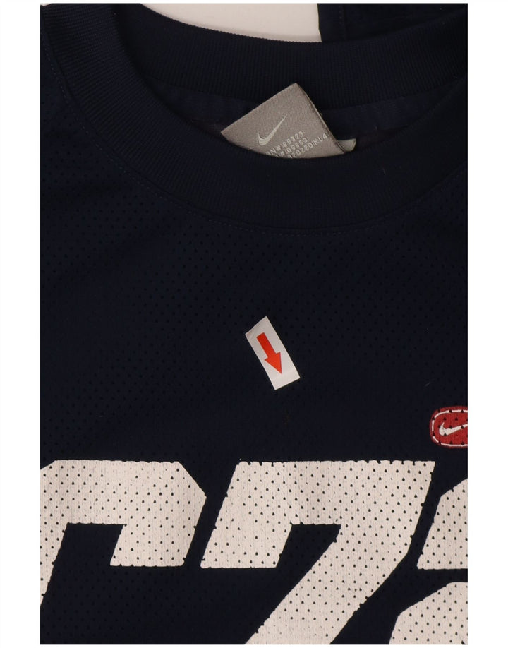 Nike Mens Cor72z Graphic Haut à manches longues Petit Bleu Marine Polyester