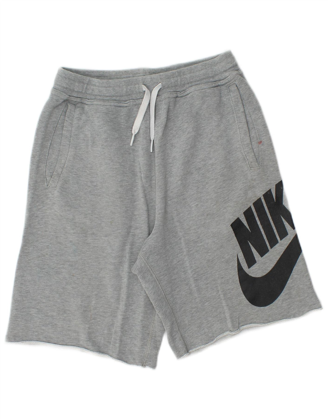 Nike Short de sport graphique pour garçon 12-13 ans Grand gris coton