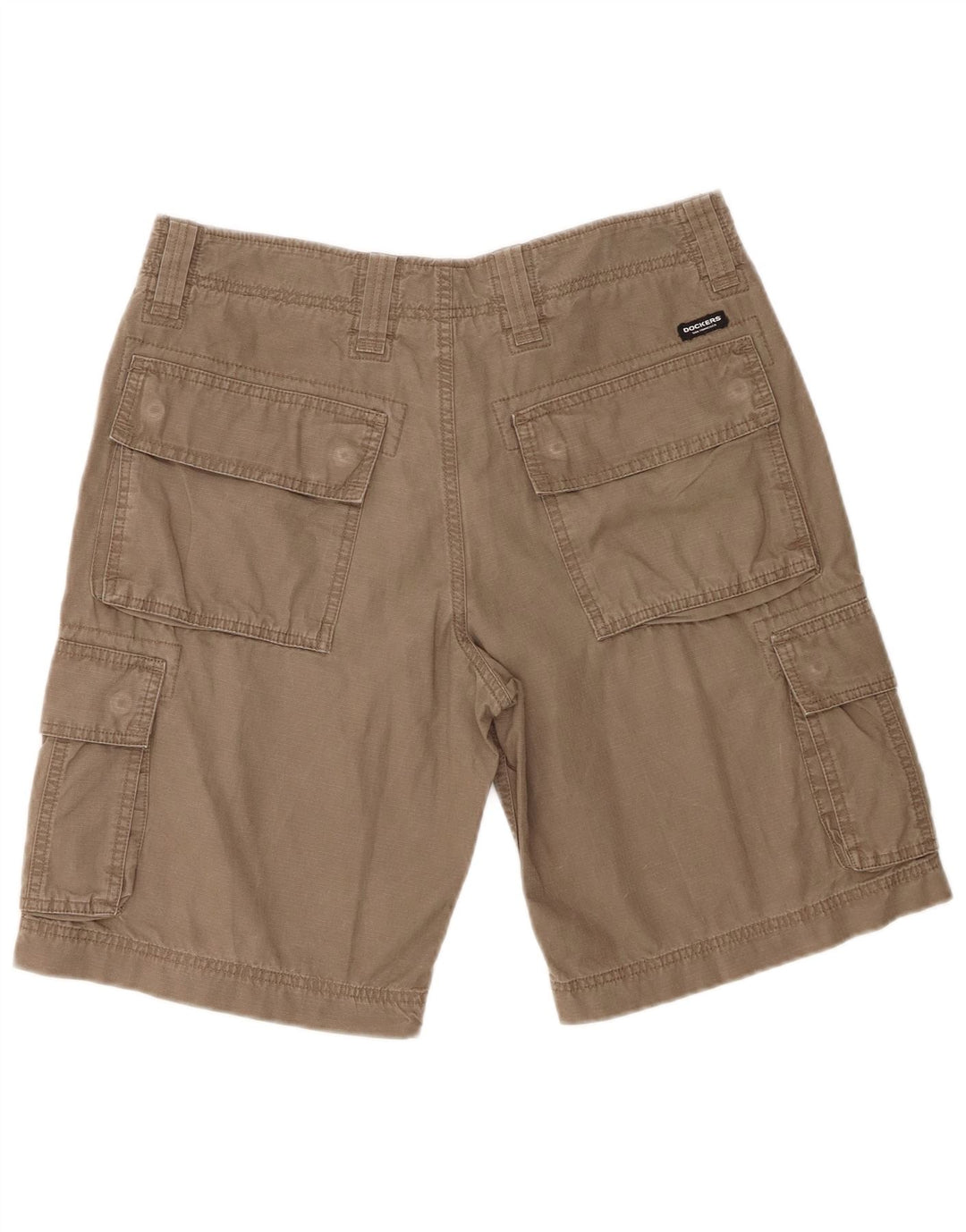 Dockers Short cargo coupe confort W31 en coton kaki moyen pour homme