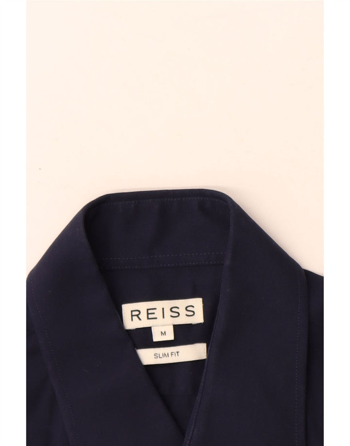 REISS Chemise Slim Fit Homme Bleu Marine Moyen