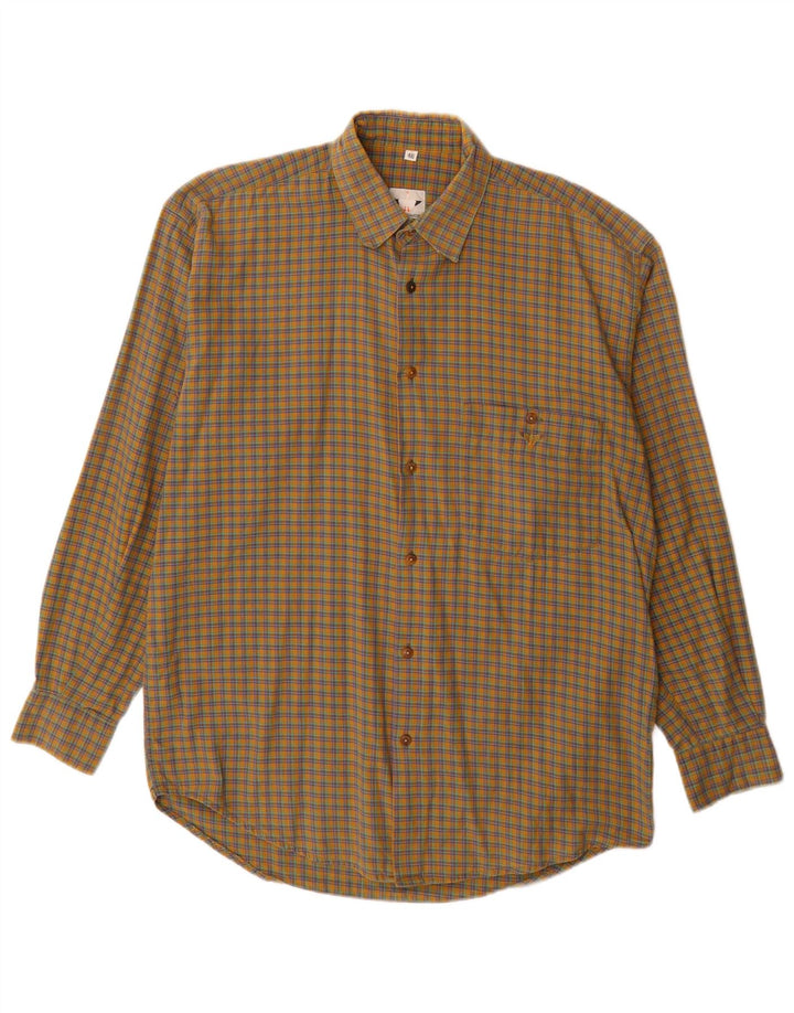 Goose & Gander Chemise en flanelle pour homme IT 46 à carreaux marron