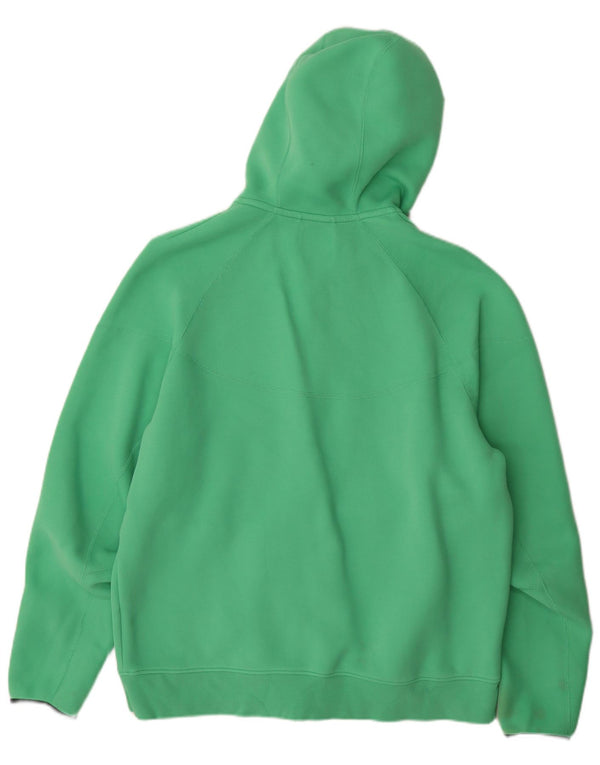 Nike Pull à capuche zippé pour homme XL en coton vert