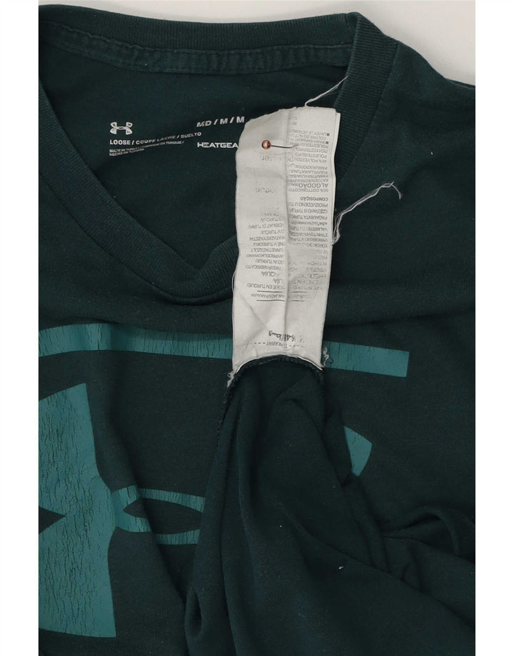 Under Armour T-Shirt Graphique Homme Vert Moyen Coton