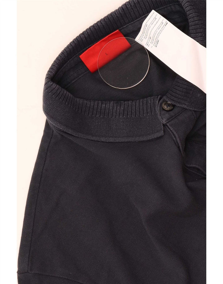 Hugo Boss Polo Homme Grand Bleu Marine Coton