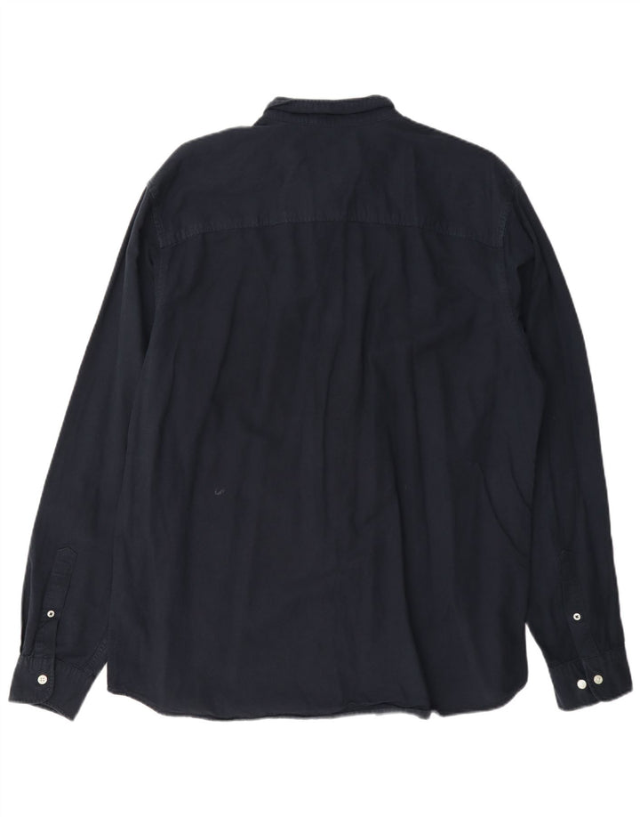 Jack & Jones Chemise Homme 2XL Bleu Marine Coton