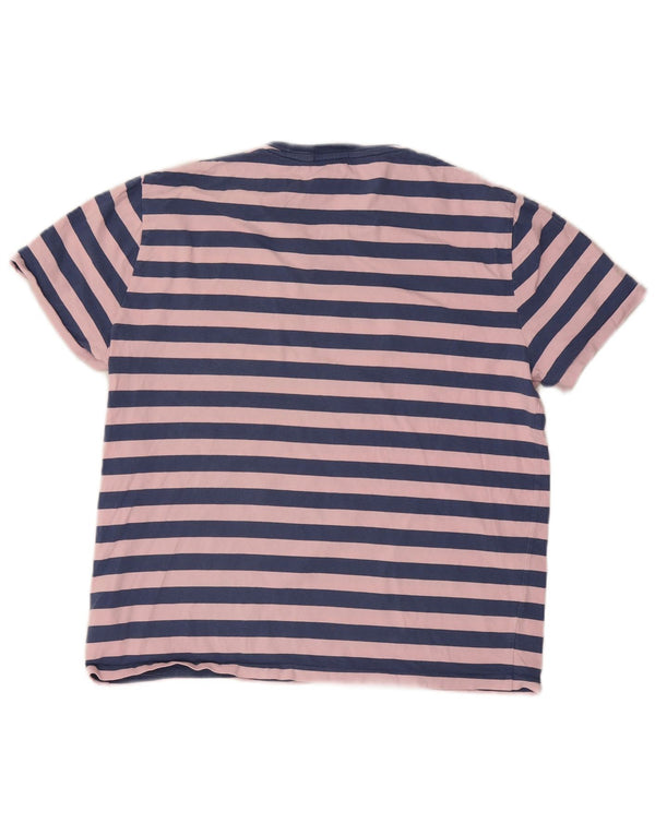 Polo Ralph Lauren T-shirt slim personnalisé pour hommes, grand rayé rose