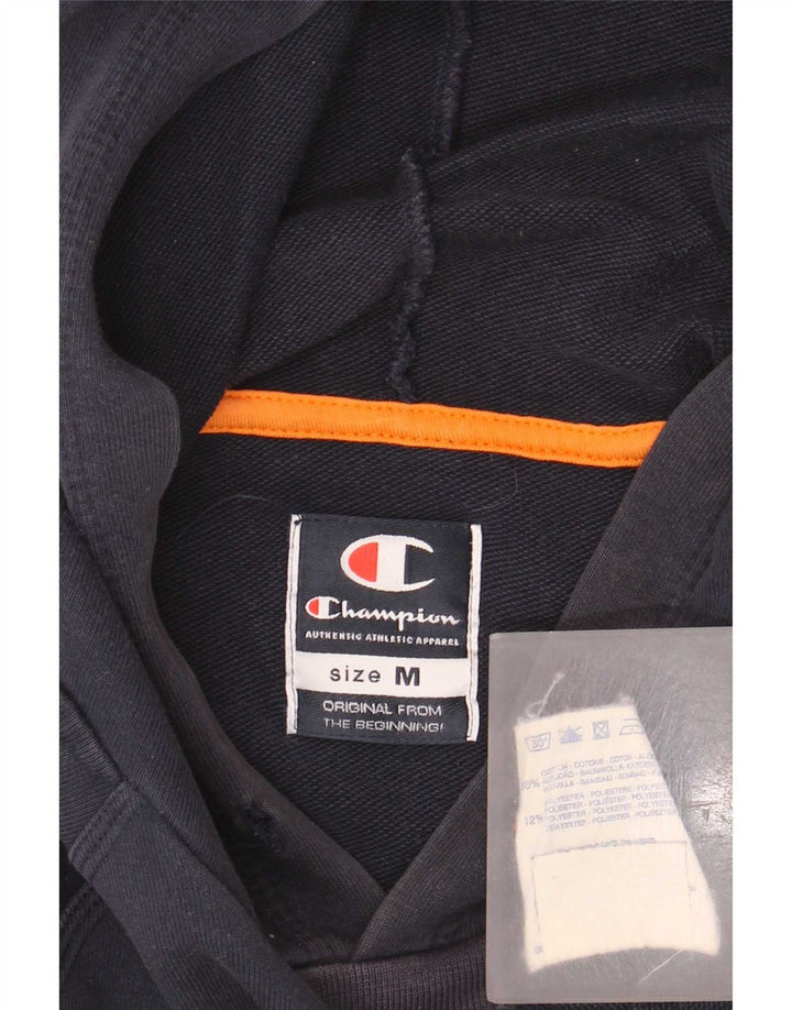 Champion Pull à Capuche Homme Bleu Marine Moyen Coton