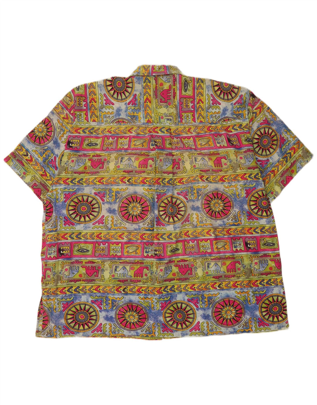 Avanti Chemise à motif abstrait pour homme Taille 41/42 Large Multicolore