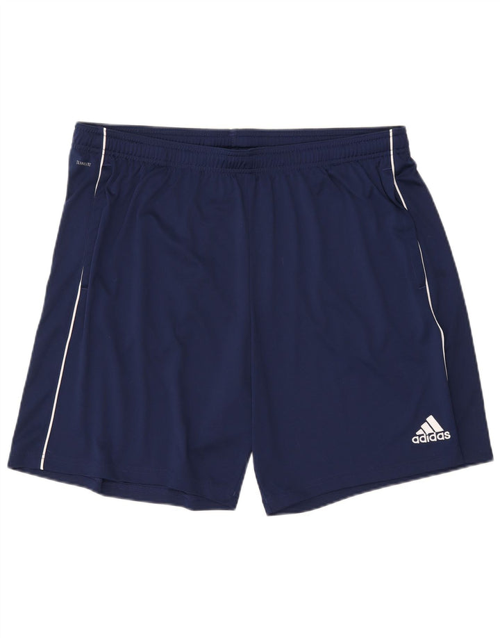 ADIDAS Short de sport Climalite pour homme 2XL Bleu marine Polyester