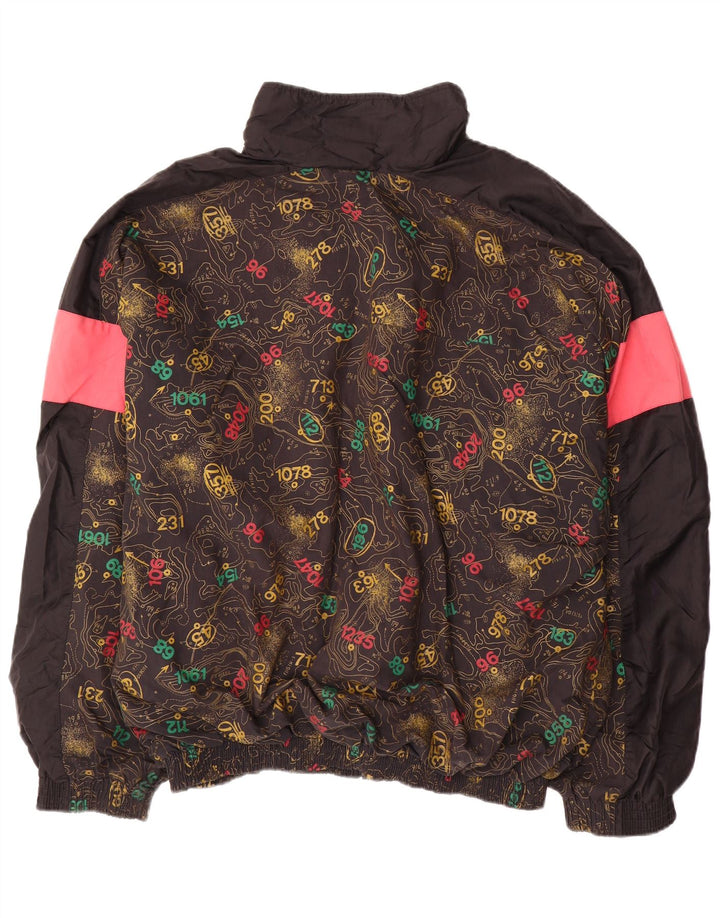 Uhlsport Veste de Survêtement Graphique Homme XL Noir Colourblock Coton