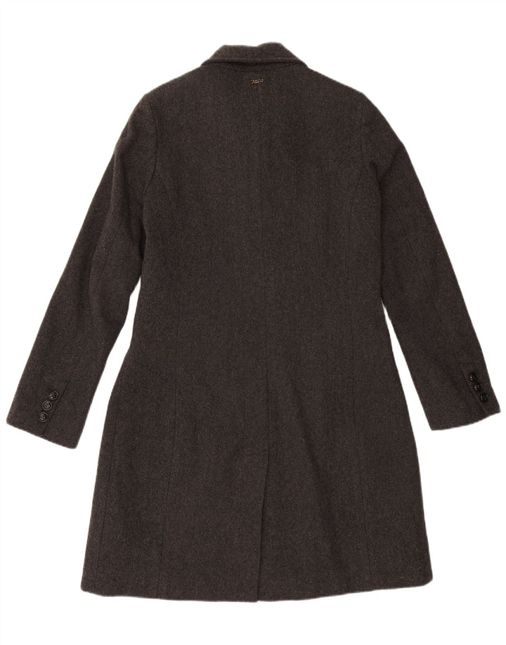 MARLBORO CLASSICS Manteau Femme UK 12 Laine Gris Moyen