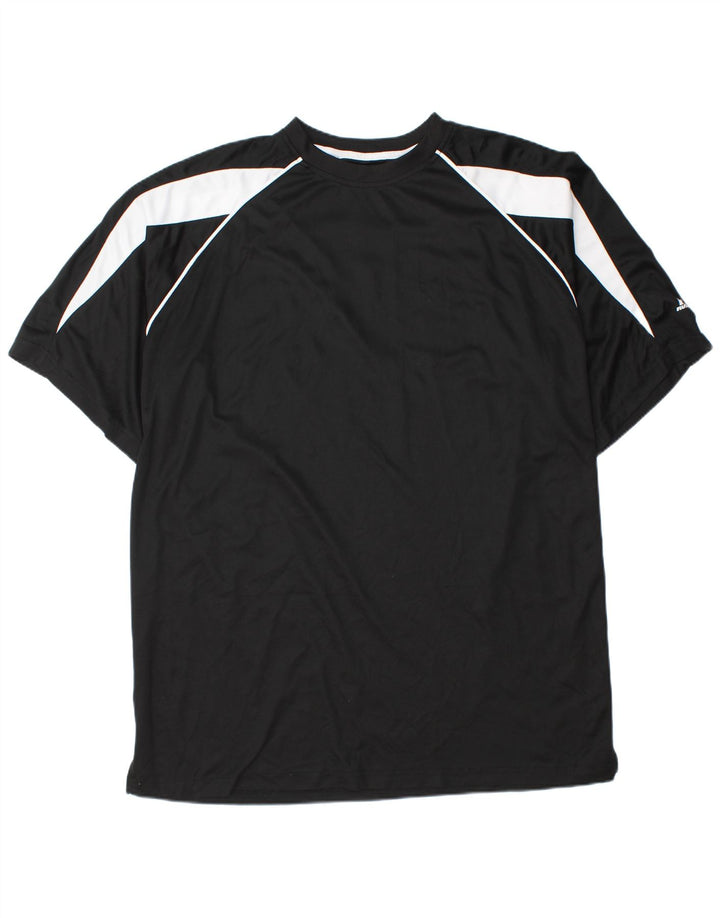 RUSSELL ATHLETIC T-Shirt Homme Haut 2XL Noir Colorblock Polyester