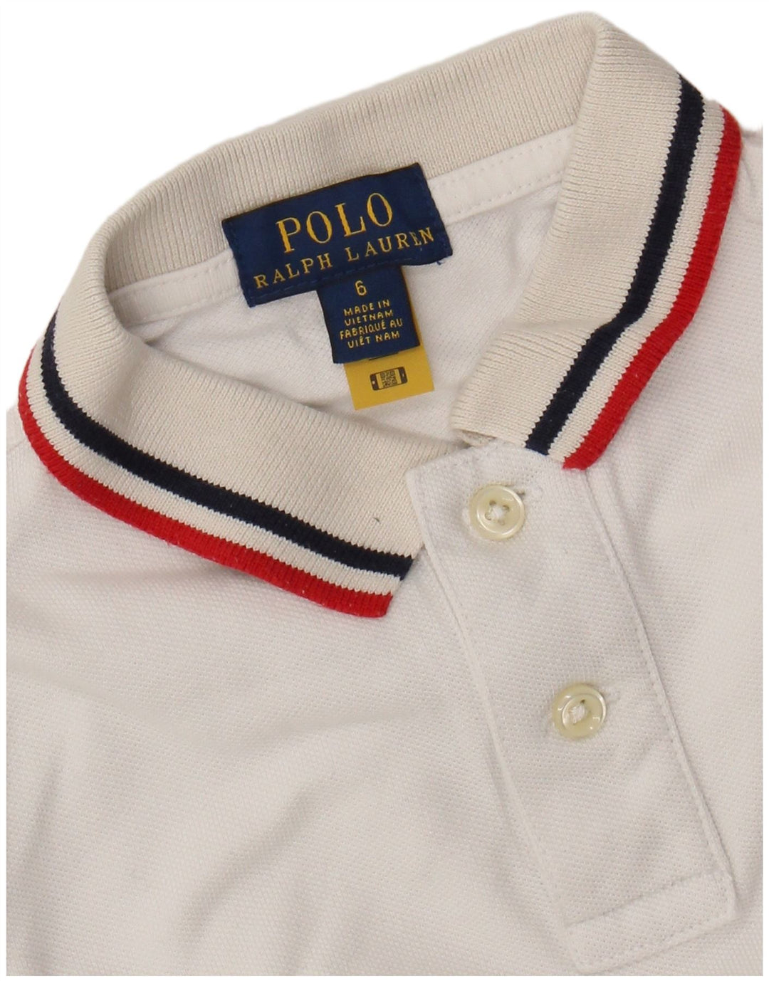 Polo RALPH LAUREN Garçon 5-6 ans Blanc