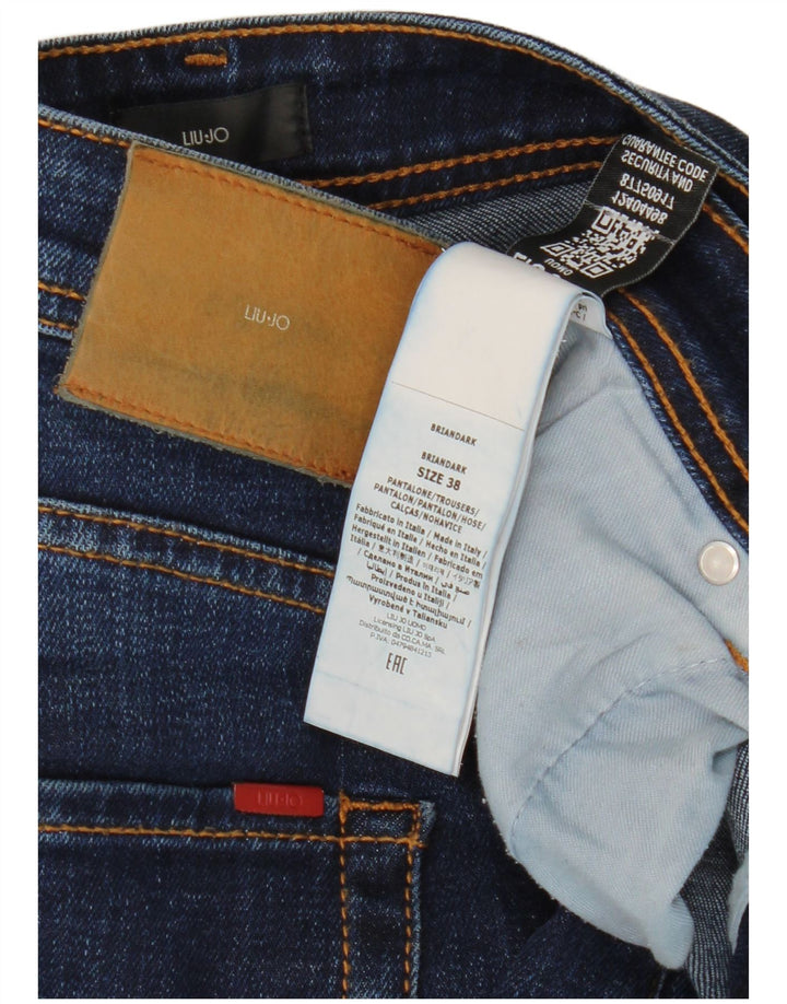 LIU JO Jean droit coupe droite homme W38 L32 bleu coton