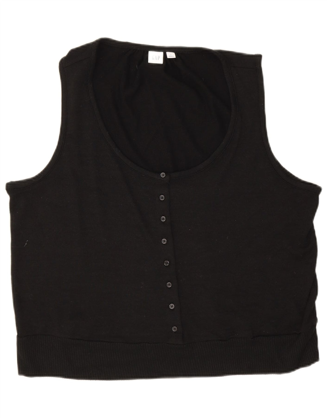 Gap Chemisier sans manches pour femme UK 18 XL Noir Polyester
