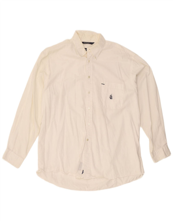 Nautica Chemise Homme XL Blanc Coton