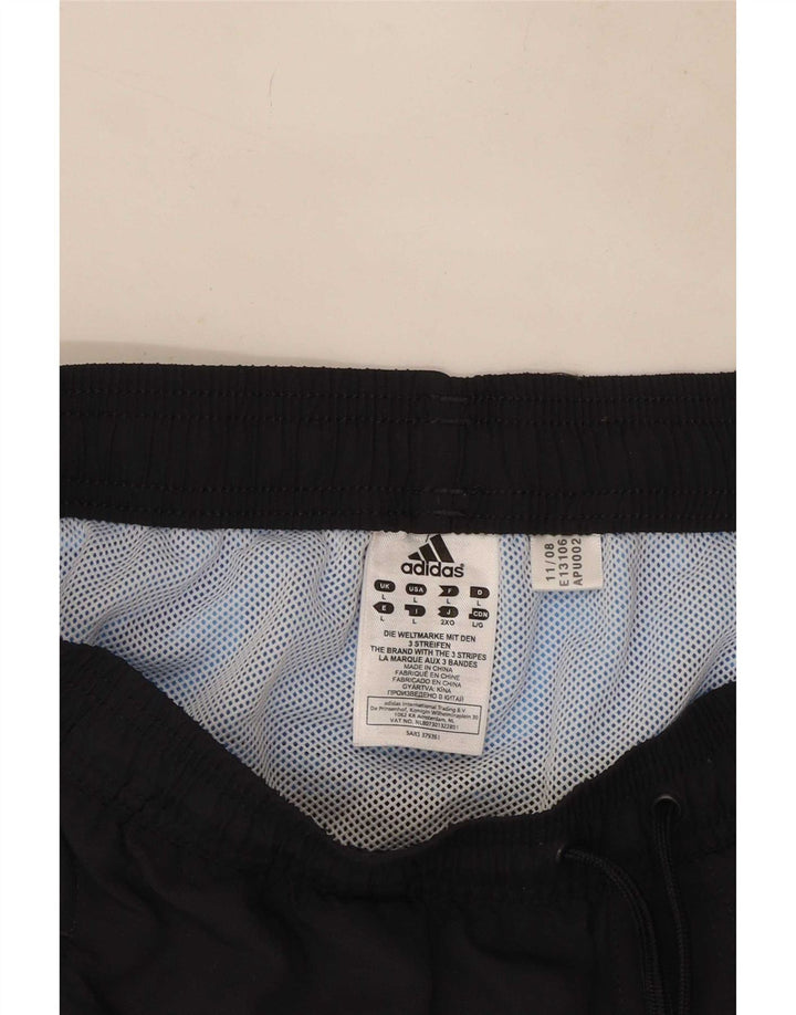 Adidas Short de bain pour homme Large Noir Colorblock Polyester