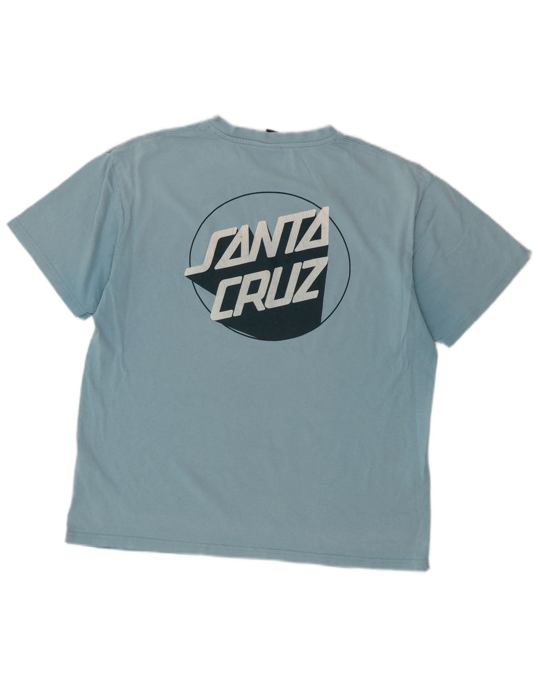 Santa Cruz T-Shirt Graphique Homme Bleu Moyen Coton