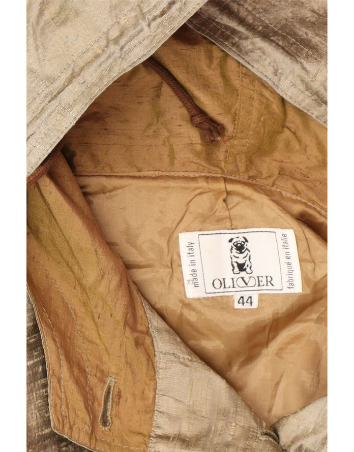 OLIVER BY VALENTINO Manteau à capuche surdimensionné pour femme IT 44 Beige moyen