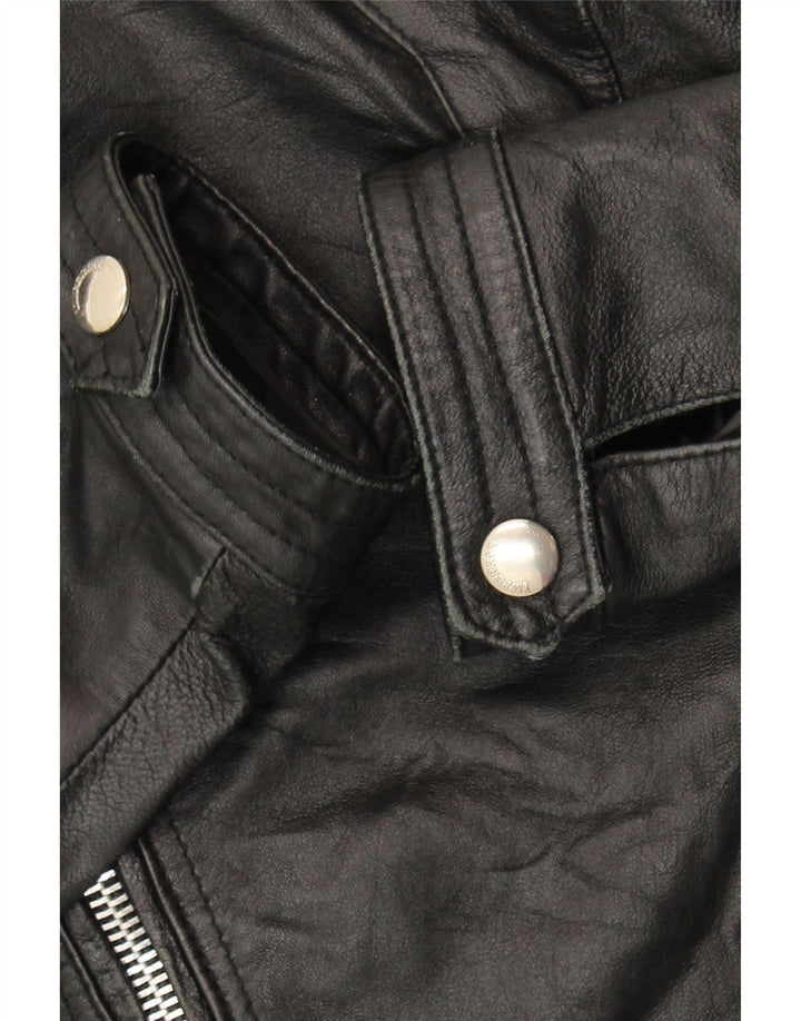 Imperial Veste en cuir militaire pour femme IT 48 XL Noir
