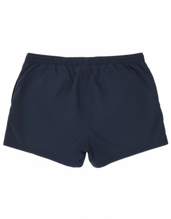 Reebok Short de Sport Homme Large Bleu Marine Nylon