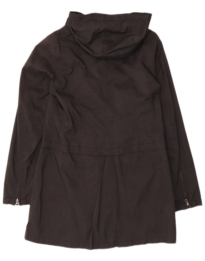 Kappa Manteau à capuche pour femme UK 42 Medium Noir Polyamide