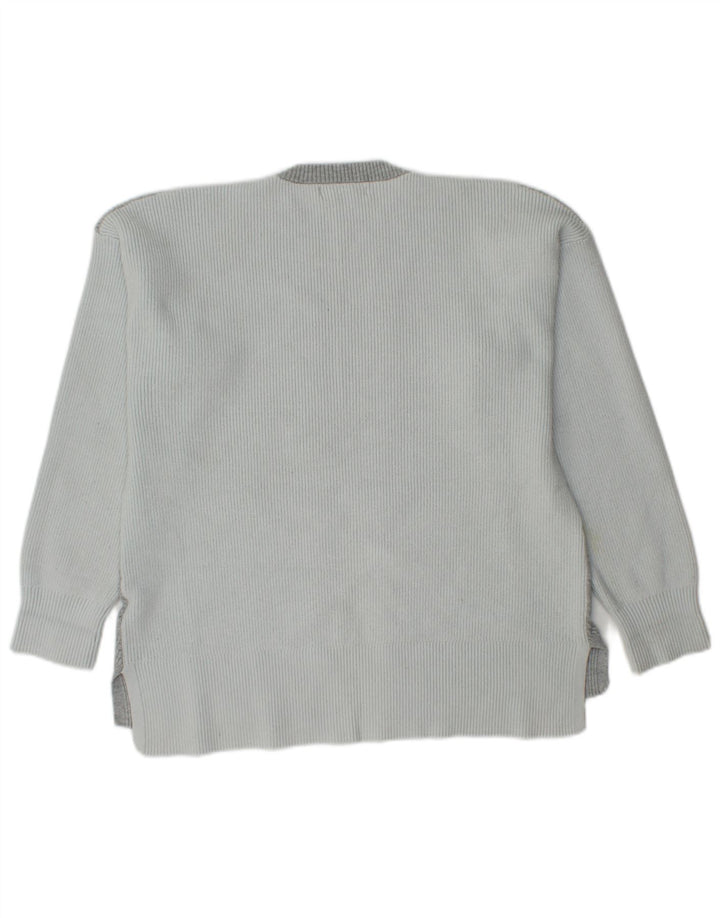 Marks & Spencer Pull à col rond pour femme UK 16 Large Gris