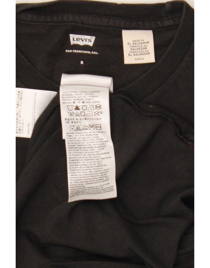 Levi's T-Shirt Graphique Homme Petit Noir Coton