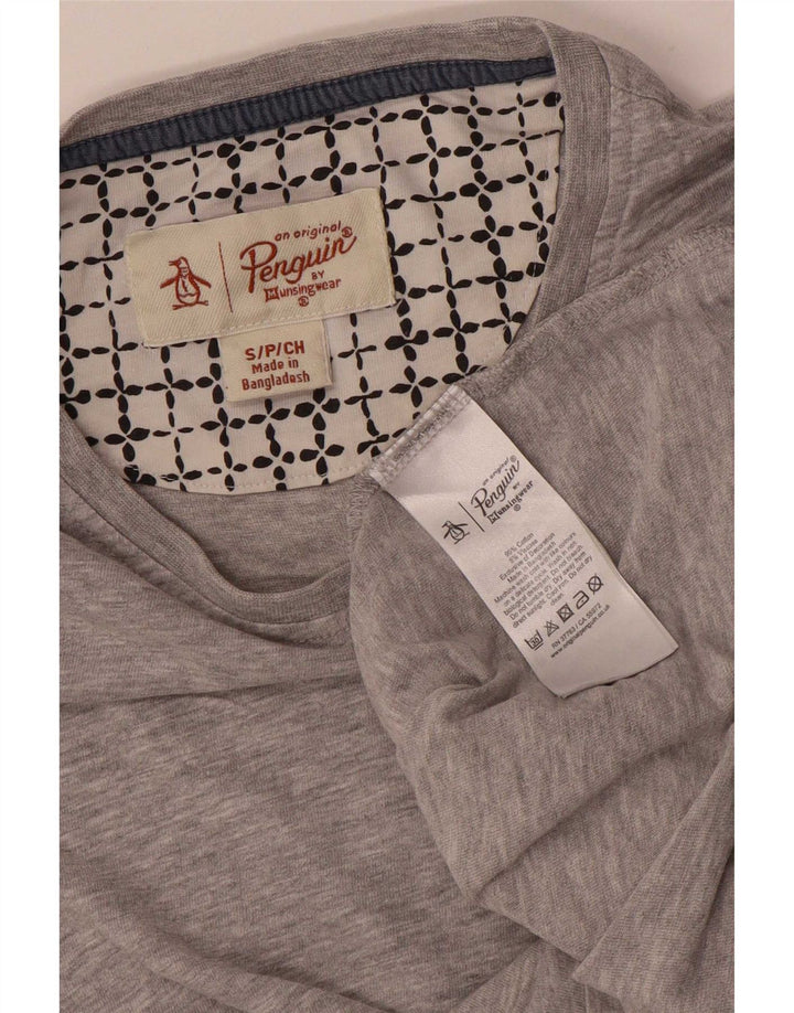 Penguin T-Shirt Homme Petit Gris Coton