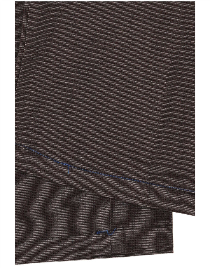 Marks & Spencer Pantalon court droit pour homme W44 L23 Gris Coton