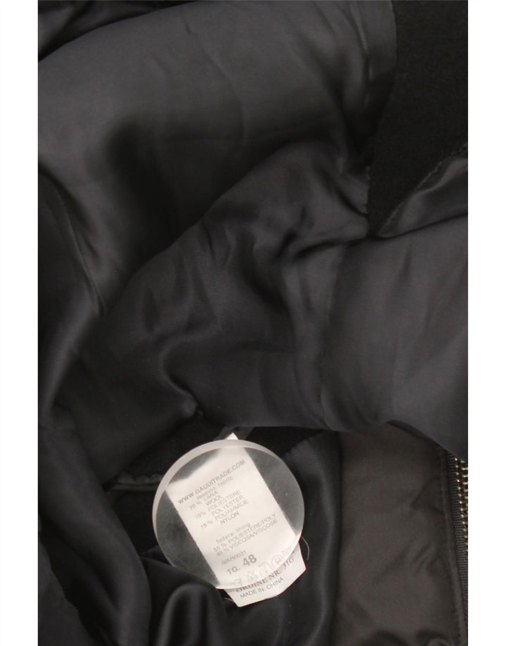 Gaudi Homme Manteau Croisé IT 48 Laine Noir Moyen