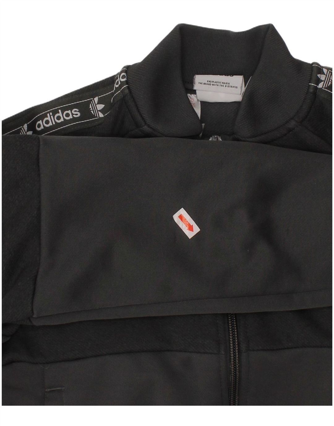 ADIDAS Veste de survêtement graphique pour garçon 6-7 ans Gris Polyester