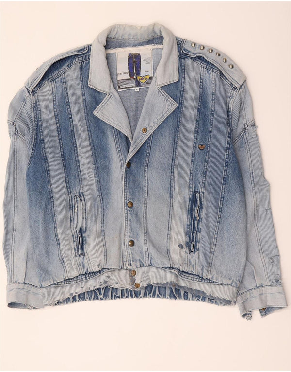POP 84 Veste en jean pour homme UK 42 XL Bleu