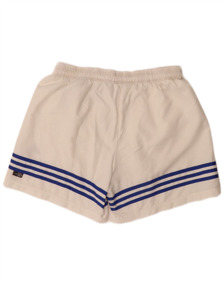 ADIDAS Short de sport Climalite pour hommes UK 38 Polyester blanc moyen